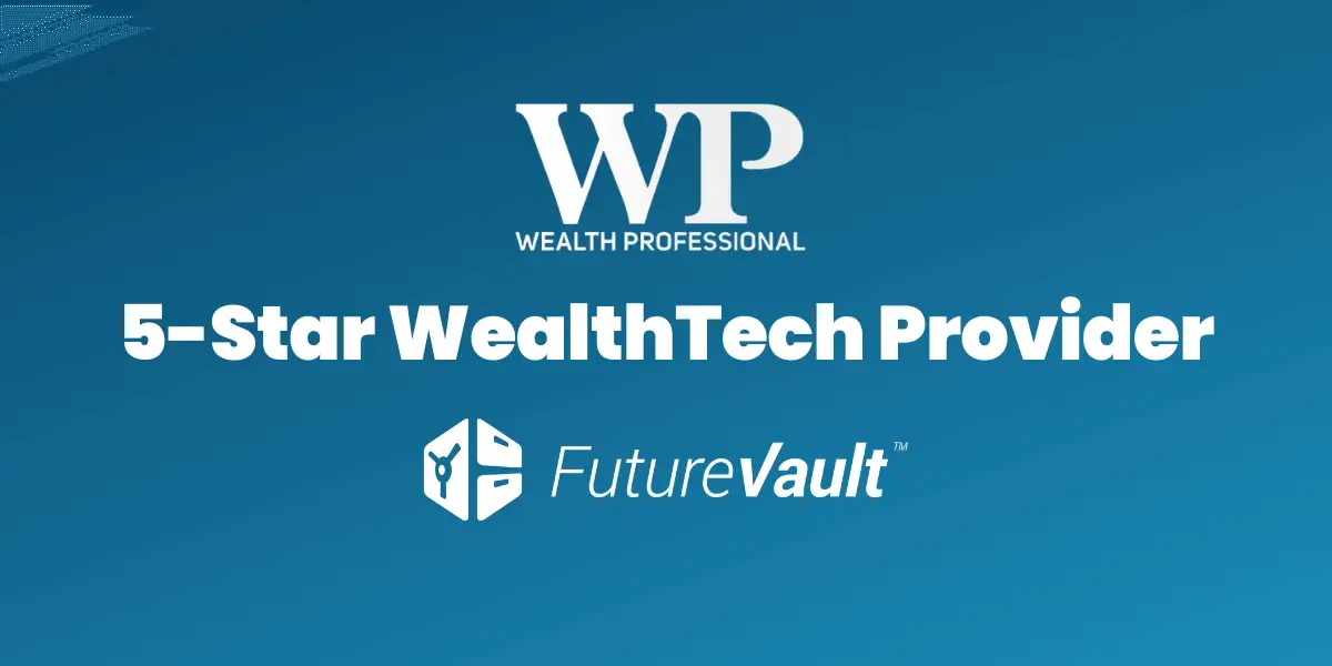 FutureVault Named 5-Star WealthTech Provider by Wealth Professional Canada Magazine