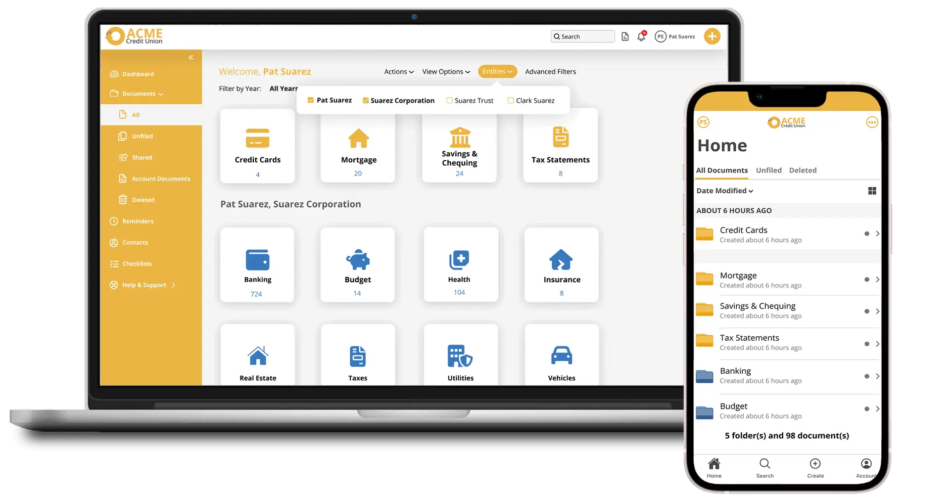 ACME Credit Union Digital Vault