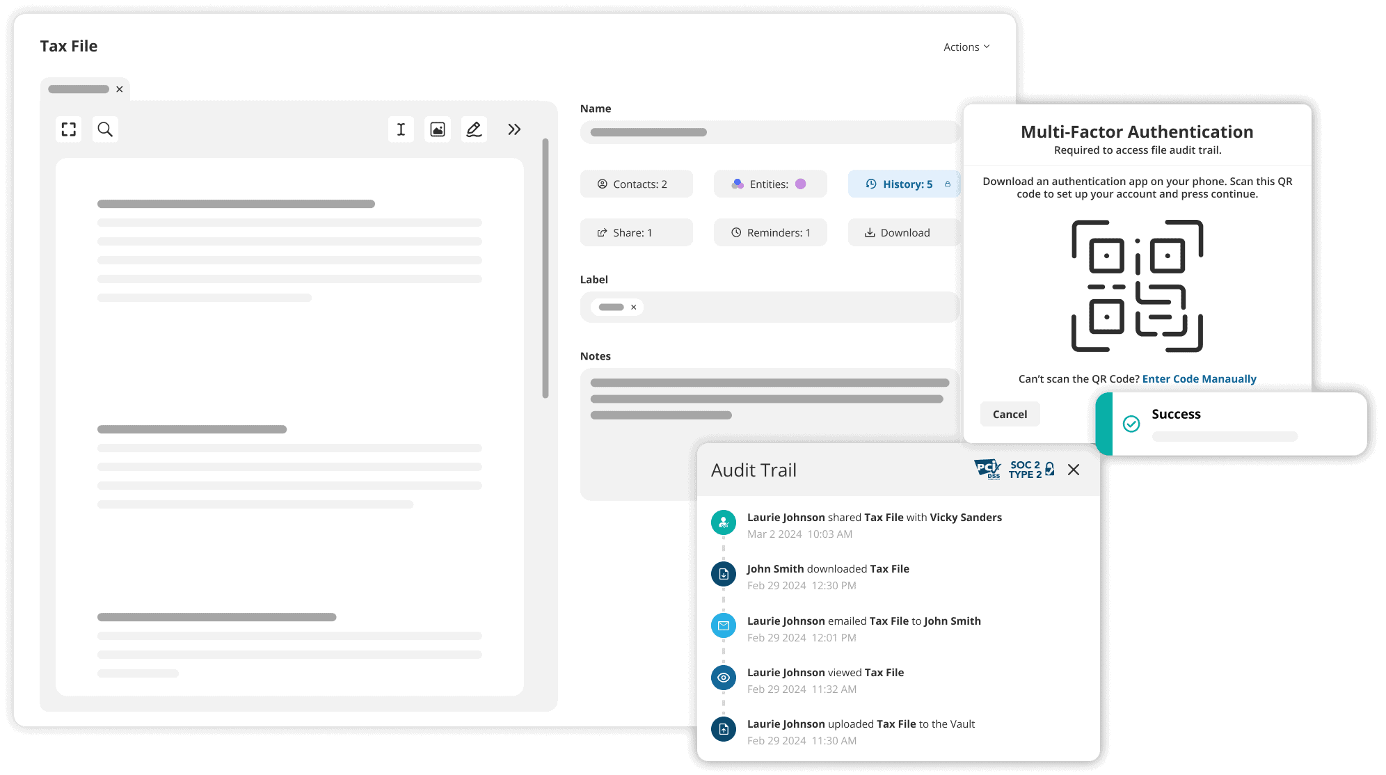 FutureVault InfoSec and Compliance - AI-Powered Digital Vaults