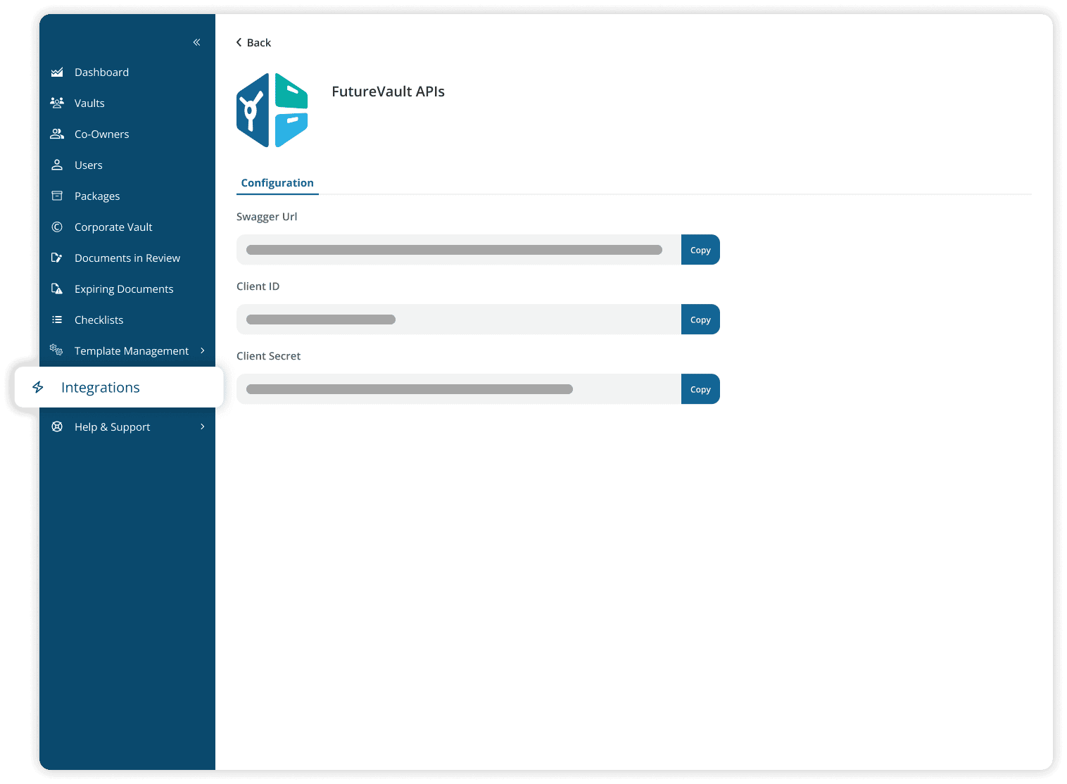 FutureVault Integrations - AI-Powered Digital Vaults
