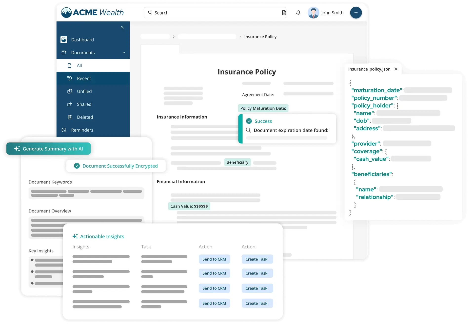 FutureVault Intelligent Document Processing - AI Digital Vaults